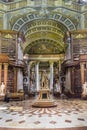 books in the beautiful Austrian National Library in Vienna Royalty Free Stock Photo