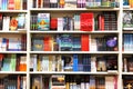 Books in book store Royalty Free Stock Photo