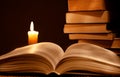 Books and candle