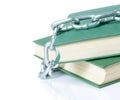 Books in chains Royalty Free Stock Photo