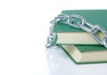 Books in chains Royalty Free Stock Photo