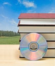 Books and dvd Royalty Free Stock Photo
