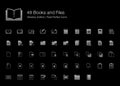 Books and Files Pixel Perfect Icons Shadow Edition.