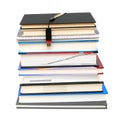 Books and flash memory Royalty Free Stock Photo