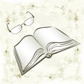 Books and glasses