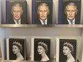 Books on Her Majesty the Queen Elizabeth and Prince Charles at The National Portrait Gallery in London