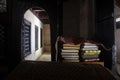 Books inside the holy mosque