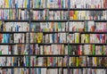 Books in a large secondhand book shop, Kanazawa, Japan