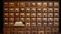 books library card catalog