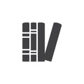 Books library vector icon Royalty Free Stock Photo