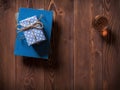 Books lying on the table Royalty Free Stock Photo