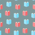 Books pattern seamless