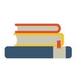 Books piled up Royalty Free Stock Photo