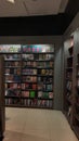 The books shelf in library