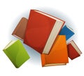 Books Stack Flying Royalty Free Stock Photo