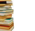 Books stack library Royalty Free Stock Photo