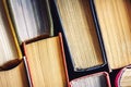 Books stacked. Stack of books background. many books piles Royalty Free Stock Photo