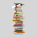 Books tower Royalty Free Stock Photo