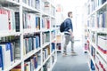 Books at a university library