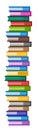 Books vector logo icons set scyscraper Royalty Free Stock Photo