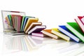 Books from your laptop Royalty Free Stock Photo