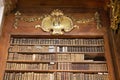 Bookshelf with antique old books Royalty Free Stock Photo