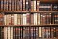 Bookshelf in The Benedictine Pannonhalma Archabbey