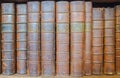 Historic Leather Bound Volumes of Chamber`s Dictionary