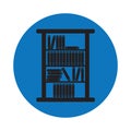 bookshelf. Vector illustration decorative design Royalty Free Stock Photo