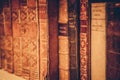 Bookshelf With Vintage Books