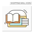 Bookstore color icon