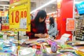 Shenzhen, China: bookstore, people are reading Royalty Free Stock Photo