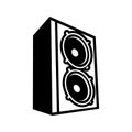 Boom Bass Speaker Illustration Symbol Logo Design Royalty Free Stock Photo