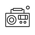 Boom Box icon vector isolated on white background, Boom Box sign Royalty Free Stock Photo