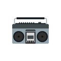 Boom box or radio cassette tape player icon