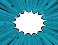 Boom, cartoon explosion. Comic book vector illustration