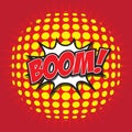 BOOM! comic word Royalty Free Stock Photo