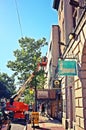 Boom Crane Building Construction Royalty Free Stock Photo