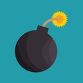 boom explosive isolated icon Royalty Free Stock Photo