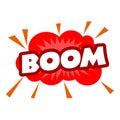 Boom icon, pop art style