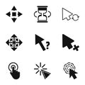 Boom icons set, simple style