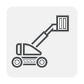 Boom lift icon