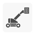 Boom lift icon