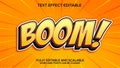 boom text effect vector editable Royalty Free Stock Photo
