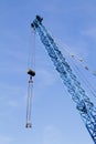 Boom truck crane over sky Royalty Free Stock Photo