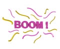 BOOM wording sound effect