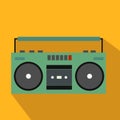 Boombox flat icon