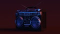 Boombox Moody 80s lighting