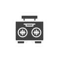 Boombox radio vector icon