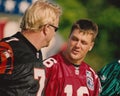 Boomer Esiason and Jake Plummer. Royalty Free Stock Photo